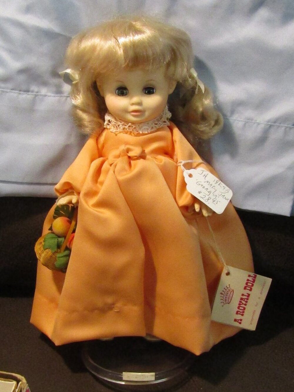 Pretty as a Peach! MISS GEORGIA STATE DOLL in Box with Tag ROYAL DOLL Mint